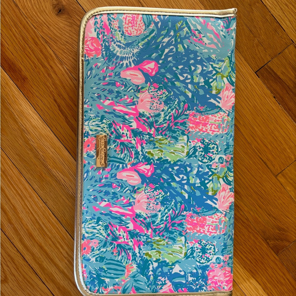 Lilly Pulitzer Colorful Floral Zip Wallet
